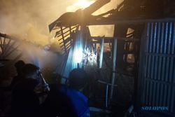 Toko Kelontong di Tanggungharjo Grobogan Ludes Terbakar, Diduga Korsleting