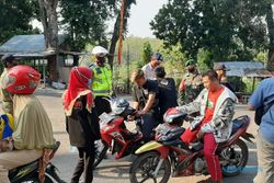 Pandemi Covid-19, Polisi dan TNI di Grobogan  Menggelar Razia Masker