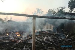 Ditinggal Pergi Pemiliknya, 2 Rumah Di Karangjati Boyolali Terbakar