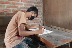Kisah Wahyu Siswa SD di Madiun, Nyebrang Sungai untuk Nebeng Teman Belajar Online Karena Tak Punya Smartphone