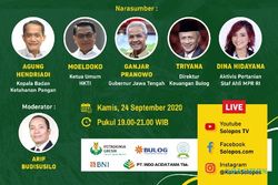 Peringati Hari Tani, Solopos Menggelar Diskusi Virtual Ketahanan Pangan untuk Indonesia