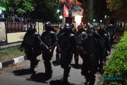 Konvoi Massa Belum Terlihat, Aparat Keamanan Bersiap Di Mapolresta dan Plaza Manahan Solo