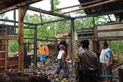 Gegara Perapian di Kandang, Rumah Warga Gabus Grobogan Terbakar