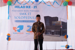 Milad 21 Tahun, Solopeduli Bangun Gedung SMK Gratis untuk Dhuafa