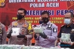 Joss! Polda Aceh Tangkap 9 Pelaku Penyeludupan 81 Kg Sabu