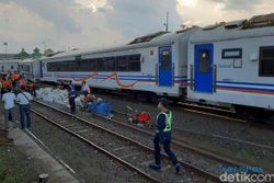 Badalah! 7 Gerbong Kereta Api di Stasiun Malang Jalan Sendiri