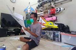 Kena PHK, Seorang Supir di Madiun Ini Malah Bisa Merakit Pesawat Aeromodelling