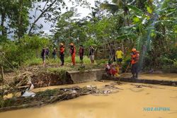 Hanyut di Sungai Belik Pucung Wonogiri, Jasad Harni Belum Ditemukan