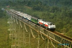 Penampakan Jembatan Kereta Terpanjang di Indonesia yang Sudah Berusia 114 Tahun