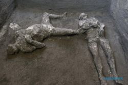 Arkeolog Temukan Jasad Majikan & Budak Korban Erupsi 79 Masehi