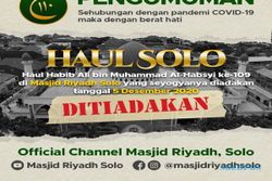 Haul Habib Ali Tahun Ini Ditiadakan, Begini Penjelasan Tokoh Masyarakat Pasar Kliwon Solo