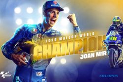 Selamat! Pembalap Suzuki Joan Mir Juara Dunia MotoGP 2020