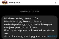 Ada Info Ranjau Paku dan Baut di Palang Joglo, Ini Kata Kapolresta Solo