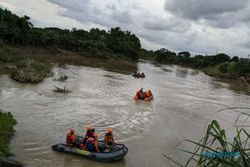 Warga Gadingan Sukoharjo Hilang Diduga Terseret Arus Sungai Bengawan Solo