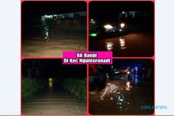 Malam Minggu Hujan Deras, Nguntoronadi Wonogiri Banjir