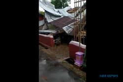 Diterjang Puting Beliung, Puluhan Rumah Warga Cawas Klaten Rusak