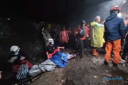 13 Jam Berjuang, Sukarelawan Berhasil Evakuasi Pedagang Sakit di Gunung Lawu