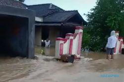 Hujan Deras Picu Banjir di Karanggede Boyolali, 2 Anak-Anak Terseret Arus