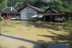 Ratusan Rumah di 2 Kecamatan di Wonogiri Terendam Banjir