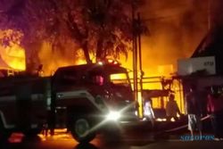 Kebakaran Terjadi di Gladagsari Boyolali, 3 Kios Kobong