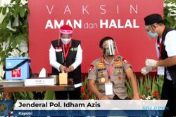 Ikuti Vaksinasi Covid-19 Perdana Bareng Jokowi, Begini Harapan Panglima TNI dan Kapolri