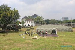 Rumkitlap Vastenburg Solo: Belasan Tenda Berfasilitas Lengkap Siap Tampung Pasien Covid-19