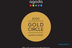 The Sunan Hotel Solo Meraih Gold Circle Award 2020 dari Agoda