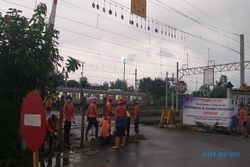 Perlintasan KA di Barat Stasiun Klaten Resmi Ditutup, Warga Sedih