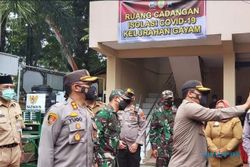 Kapolda Jateng Puji Posko PPKM Gayam Sukoharjo Karena Mampu Tekan Kasus Corona