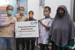 YBM PLN Beri Bantuan Bedah Rumah ke Warga Miskin Semarang