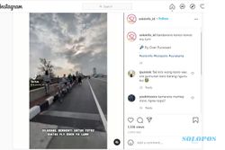 Pengguna Jalan Bandel Nekat Selfie Di Flyover Purwosari, Ini Tindakan Dishub Kota Solo