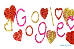 Romantis, Google Warnai Hari Valentine dengan Doodle Berbentuk Hati