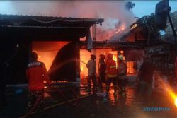 Bermula Ledakan Kecil, Ini Kronologi Kebakaran Toko dan Rumah di Sukodono Sragen
