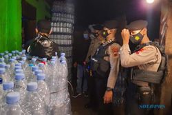 Polisi Sita Ratusan Liter Ciu dalam Operasi Pekat di Mojolaban dan Polokarto