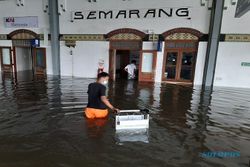 Stasiun Tawang Semarang Kebanjiran, Perjalanan KA Dialiahkan