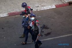 Duh! Polisi Myanmar Tembak Mati 2 Demonstran Antikudeta