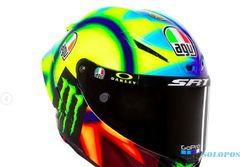 Helm Valentino Rossi Soleluna 2021, Gabungan Pesona Matahari dan Bulan