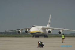 Bawa Kargo Ekspor, Pesawat Terbesar Kedua di Dunia Mendarat di Bandara YIA