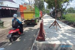 Jalan Solo-Purwodadi Kalijambe Sragen Diperbaiki, Jeglongan Sewu Hilang?
