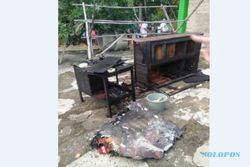 Korsleting Saat Ngecas Baterai Sepeda Listrik, Rumah Warga Weru Sukoharjo Terbakar