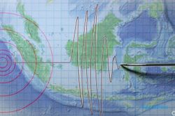 Selang 18 Menit, Gempa M 4,8 Guncang Laut Selatan Yogyakarta