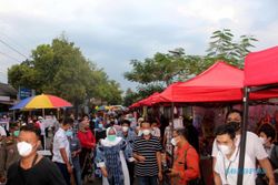 Masih Semrawut, 22 Pengunjung Night Market Sukowati Sragen Langgar Prokes