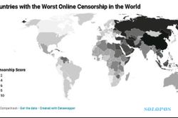 Inilah 10 Negara dengan Sensor Online Terketat