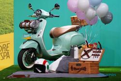 Vespa Picnic, Skutik Asyik dengan Aneka Aksesori Piknik