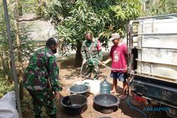 Wilayah Boyolali Ini Sudah Mulai Kesulitan Air Bersih, TNI Kirim Bantuan