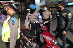 Dibawa Nongkrong Di Pasar Klewer Solo, 10 Motor Berknalpot Brong Disita Polisi
