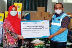PLN Jateng dan DIY Salurkan Bantuan Sembako Korban Gempa Jatim Senilai Rp20 Juta