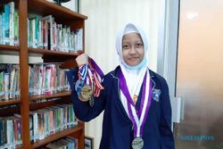 Keren! Siswi SMP Solo Ini Borong 13 Medali Berbagai Olimpiade Selama Pandemi Covid-19