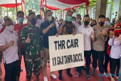 Buruh Semarang Peroleh Vaksin saat May Day
