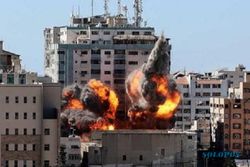 Ini Foto-Foto Pengeboman Gedung Al Jazeera oleh Israel...